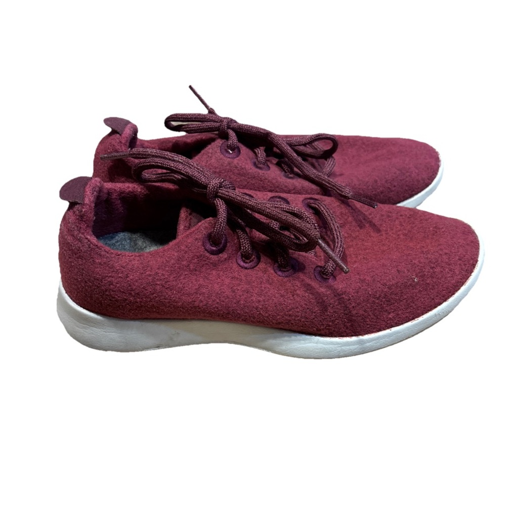 Allbirds Women’s Wool Runner Olympus Size 6 Burgundy